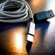 Кабель шнур провод шнурок для зарядки телефона смартфона GDragon Tech Usb Type-C 2м 120W 6A 480 Мбит/с для быстрой зарядки телефона смартфона передачи данных нейлоновая оплётка алюминиевый штекер юсб тайп си Серый 10_1_2m_1 - изображение 2