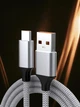 Кабель шнур провод шнурок для зарядки телефона смартфона GDragon Tech Usb Type-C 2м 120W 6A 480 Мбит/с для быстрой зарядки телефона смартфона передачи данных нейлоновая оплётка алюминиевый штекер юсб тайп си Серый 10_1_2m_1 - изображение 5