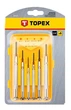 Набір прецизійних викруток Topex (6 шт) магнітні (21934) - зображення 2