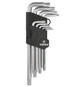 Набір ключів шестигранних Torx Topex (T10-T50, 9 шт) ключі зіркоподібні подовжені (22741) - зображення 1