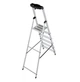 Алюминиевая лестница-стремянка Krause Safety 126344 (6 ступенек) односторонняя расставная (22883) - изображение 2