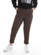 Штани жіночі коричневі MOM пояс на резинці 4901-2 2XL - зображення 9