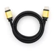 Кабель мультимедийный HDMI to HDMI 1.8 m metal V2.0 Vinga (VCPDCHDMI2VMM1.8BK)[19561] - изображение 1