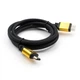 Кабель мультимедийный HDMI to HDMI 1.8 m metal V2.0 Vinga (VCPDCHDMI2VMM1.8BK)[19561] - изображение 3