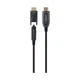 Кабель мультимедийный HDMI to HDMI 30.0m AOC V.2.0, 4K 60Hz Gold Cablexpert (CCBP-HDMID-AOC-30M)[19865] - изображение 1