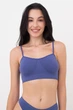 Бесшовный топ на тонких бретелях Giulia CAMI TOP L/XL Blue-marlin, Женский базовый топ на тонких бретелях - изображение 1