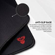 Коврик для мыши Fantech Vigil MP356 имеет размеры 350x300x4 мм и черного цвета. - изображение 3