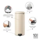 Ведро для мусора с педалью Brabantia Newicon Pedal Bin 30 л Soft Beige 149962 - изображение 3