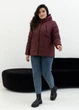 Жіноча куртка демісезонна з капюшоном MODA 000431 52 Бордовий (M -000431 /4 E ) - зображення 2