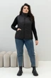 Теплый жилет женский стеганный удлиненный MODA 20115/1 50 Черный ( M - 20115/1 A ) - изображение 2