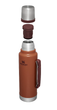 Термос стальной вакуумный Стенли Классик Stanley CLASSIC 1,4 литра цвет Hammertone Clay - изображение 3