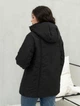 Женская демисезонная куртка с капюшоном MODA 0075 68 Черный (M -0075 /1 Y ) - изображение 4