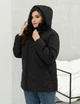 Женская демисезонная куртка с капюшоном MODA 0075 68 Черный (M -0075 /1 Y ) - изображение 7