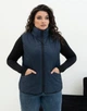 Теплый жилет женский стеганный удлиненный MODA 20115/1 52 Синий ( M - 20115/2 B ) - изображение 1