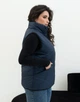 Теплый жилет женский стеганный удлиненный MODA 20115/1 52 Синий ( M - 20115/2 B ) - изображение 3