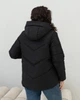 Жіноча куртка демісезонна з капюшоном MODA 000431 52 Чорний (M -000431 /1 E ) - зображення 4