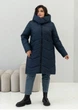 Жіноча зимова куртка з капюшоном подовжена MODA 000611 50 Темно-синій (М-000611/2 B ) - зображення 1