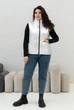 Теплый жилет женский стеганный удлиненный MODA 20115/1 60 Серебристый ( M - 20115/6 N ) - изображение 2