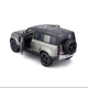 Колекційна модель Bburago Land Rover Defender 2022 Model Car (18-21101) / Позашляховик / Сіро-зелений - зображення 5