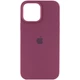 Захисний чохол-накладка Silicone Full Case AA Open Cam для iPhone 15 Pro Max Plum (FullOpeAAi15PM-47) - зображення 1
