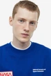 Чоловічий світшот Relaxed Fit H&M (57661) M Синій - изображение 7