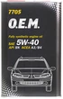 Моторное масло Mannol 7705 O.E.M. for Renault Nissan 5W-40 1 л (MN7705-1) - изображение 1