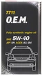 Моторное масло Mannol 7711 O.E.M. for Daewoo GM 5W-40 SN/CF 4 л (MN7711-4) - изображение 2