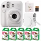 Подарунковий набір Камера для миттєвого друку Fujifilm INSTAX Mini 12 Clay White / Білий чохол / Картриджі на 50 фото / Білий фотоальбом на 64 фото - изображение 1