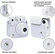 Набір Камера моментального друку Fujifilm INSTAX Mini 12 Clay White / Чохол білий / Фотопапір на 20 знімків / Фотоальбом білий на 108 знімка - изображение 8