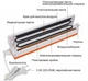 Вакуумний пакувальник для їжі Побутовий вакууматор Freshpack HQ-1/G-88 - зображення 3