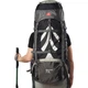 Туристический рюкзак Naturehike NH70B070-B 70+5 л Черно-серый (6927595709009) - изображение 17