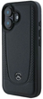 Etui Mercedes-Benz Leather Urban dla iPhone 16 PLUS Black (MEHCP16MARMBK) - obraz 4