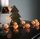 Гирлянда светодиодная на 2 м., 20 LED диодов (Колесо фортуны) , провод гибкий прозрачный, свечение Белое теплое от 220В (на елку, штору, окно, стену) - изображение 1