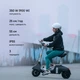 Електросамокат з сидінням OKAI Ceetle PRO EA10C Black 10', 350(900)W, 25Km/h, 10.4Ah, 55Km, 20%, NFC, App, 29kg (EA10C-B) - зображення 9