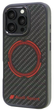 Панель Audi Carbon Fiber Sport з MagSafe для Apple iPhone 16 Pro Black/Red (6955250227810) - зображення 3