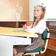 Дитяча ортопедична подушка для сидіння School Comfort M1-М (для дітей віком від 10 до 15 років), Correct Shape, сірий (M) - зображення 2