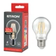 Світлодіодна філаментна лампа ETRON Filament 10W A60 E27 3000K прозора - зображення 1