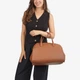 Сумка женская кожаная саквояж большая Regina Notte Travel bag 3727 Темно-рыжий - изображение 2