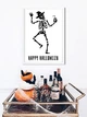 Декор-постер на Хэллоуин со скелетом Happy Halloween А3 (H4097) - изображение 3