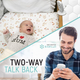 Видеоняня Baby Monitor SM-24, беспроводная радионяня с портативным дисплеем и измерением температуры Поворотная радионяня с энергосберегающим режимом - изображение 6