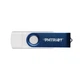 Флешка USB 3.2 Gen 1 Patriot Xporter 64 ГБ, двойной интерфейс, поворотный корпус, бело-синий - изображение 1