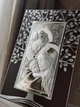 Серебряная икона Святое Семейство (код AE 1059 4М) 30*45,5 см - изображение 3