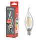 Світлодіодна філаментна LED лампа E14 10W 4200K С37 ETRON 1-EFP-136 Filament - зображення 1