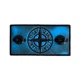 Термопатч Стон Айленд (Stone Island) Black x Blue + 2 гудзики Блакитний - зображення 1