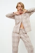 Женская пижама фланель рубашка и брюки Aruelle Elsie pajama long S - изображение 3