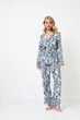 Женская пижама из вискозы рубашка и брюки Aruelle Francine pajama long S - изображение 1