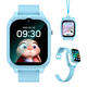 Смарт часы детские умные для детей ребенка смартчасы smart watch смартвотч с gps трекером видеозвонком и hd камерой 2 сменных корпуса в комплекте голубой - изображение 9
