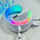 Настольная смарт лампа-ночник Flora RGB ночник с беспроводной зарядкой 15W и Bluetooth колонкой 5W - изображение 2