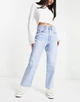 Джинси Stradivarius Straight Crop Блакитний EUR38 1496/498/711 - изображение 3