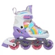 Роликовые коньки раздвижные Banwei 901-3 размер 31-34 White-Purple-Multicolor - изображение 3